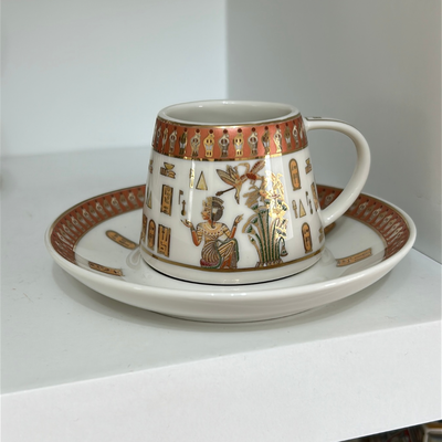 Taza de café egipcia 