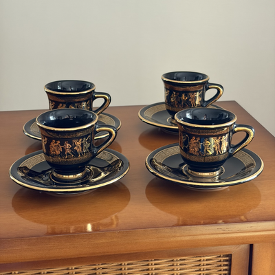 4 tazas griegas 24K Gold (precio individual)