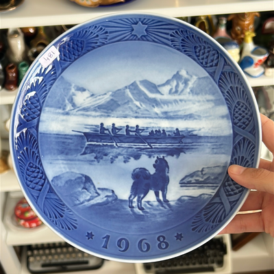 Plato danés de colección B&G 1968