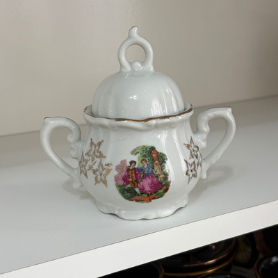 Azucarera de porcelana japonesa 