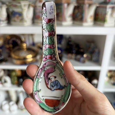 Cuchara de porcelana china 
