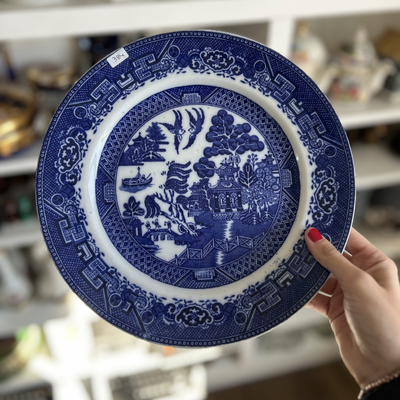 Plato inglés diseño oriental 