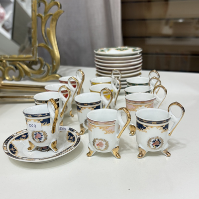 12 tazas de café miniatura Bavaria (precio individual)