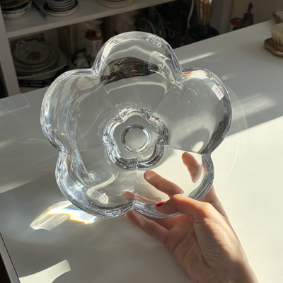 Caramelera/Bowl de cristal sueco Orrefors Lotus