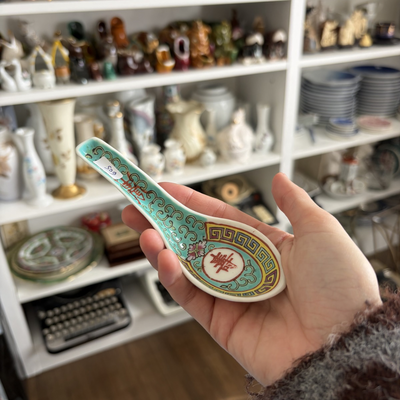 Cuchara de porcelana china 