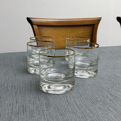5 vasos de whisky antiguos (precio por cada uno)