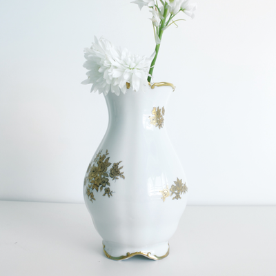 Jarrón de porcelana alemana J L Menau Altura 22cm