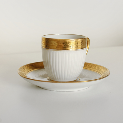 Taza de café G and A Limoge