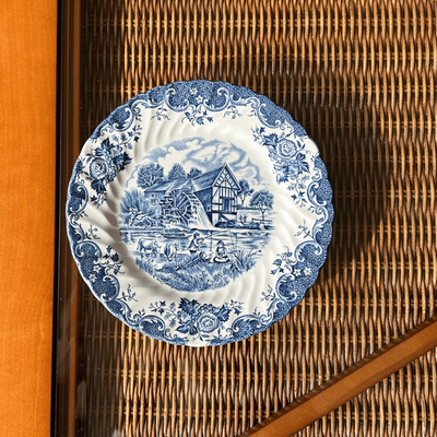 Plato Johnson Brothers  English Country Life azul
