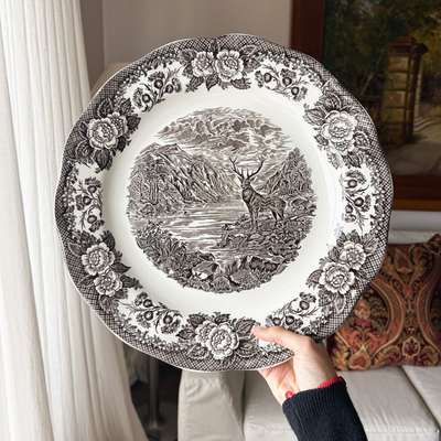 Plato decorativo inglés Lochs of Scotland