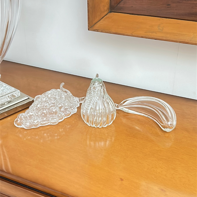 Trío de frutas decorativas 