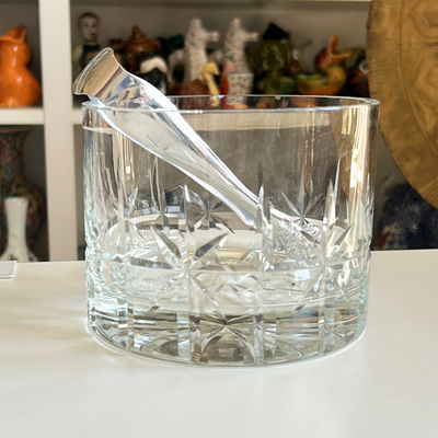 Hielera de cristal boca ancha