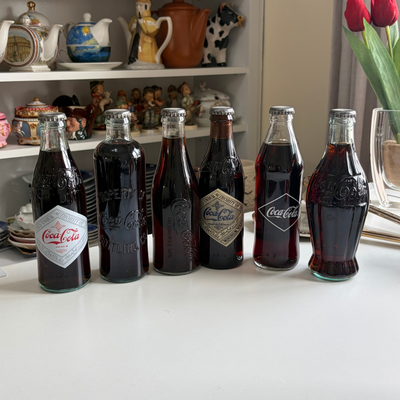 Lote 6 botellas antiguas Coca Cola (precio total)