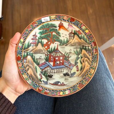 Plato decorativo oriental 