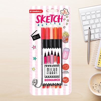 Microfibras SIMBALL - Sketch Romance (5 unidades)