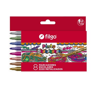 Marcador filgo metalizados 