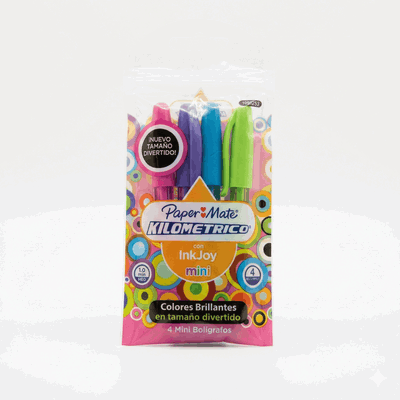 Birome mini Paper Mate x 4 colores