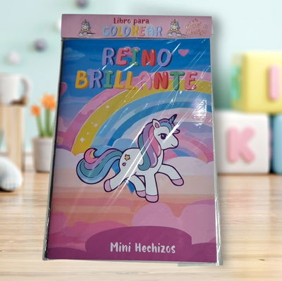 Librito para colorear A5 - Unicornios