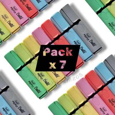 Pack resaltadores Trabí pasteles x7