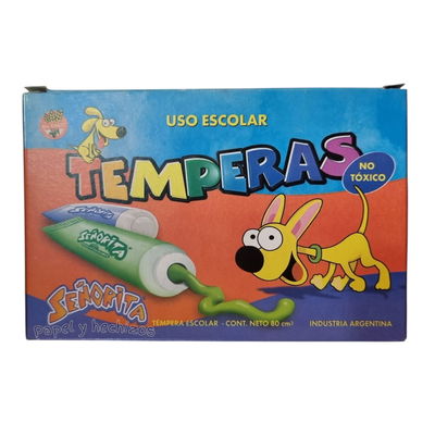 Temperas Señorita x10 – Colores surtidos