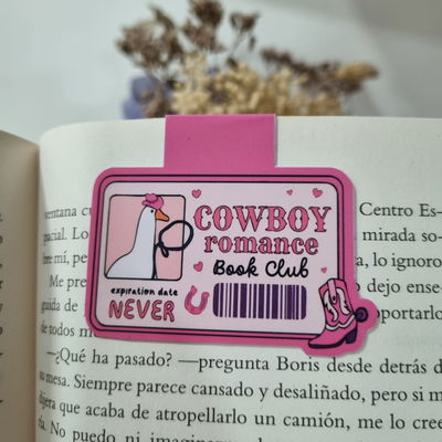 Cowboy Romance Book Club - Señalador Magnetico