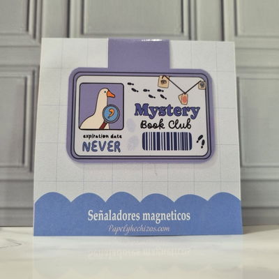 Mystery Book Club - Señaladores Magneticos