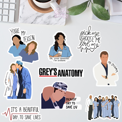 ✨ Pack de Stickers – Grey’s Anatomy ✨
