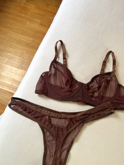conjunto sara chocolate