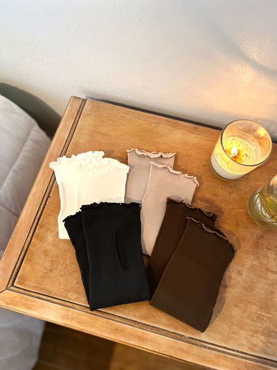 medias térmicas con volados