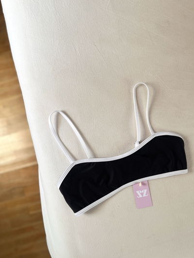 corpiño top aguamarina