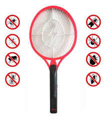 Raqueta mata moscas y mosquitos a pilas