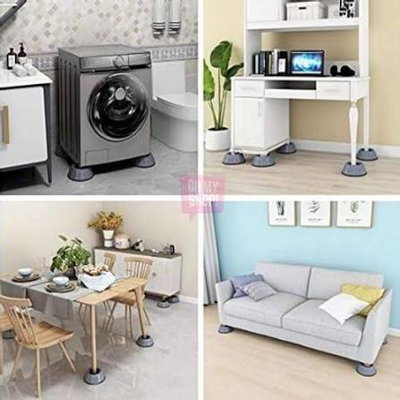 Patas antivibratorias para Lavarropas y muebles