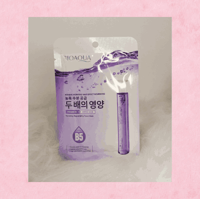 Mascarilla facial vitamina B5 