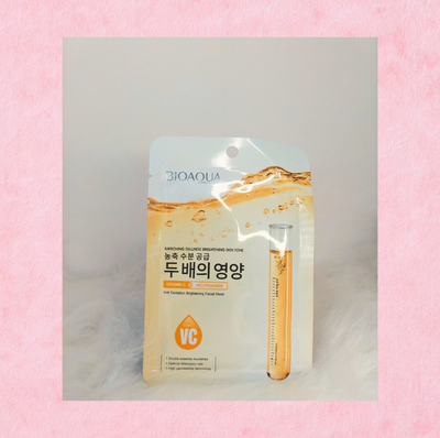 Mascarilla facial vitamina C