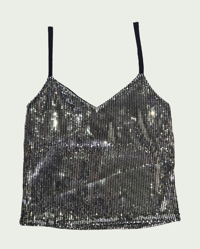 Top Breteles de Lentejuelas