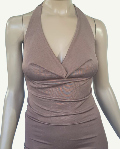 Vestido Largo Lurex Million Escote Buche