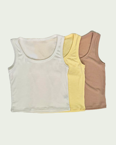 Musculosa Cuello Redondo Rib