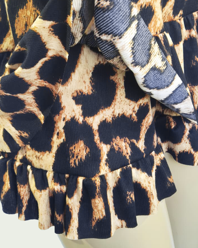 Pollera Pantalón Volados Morley Print