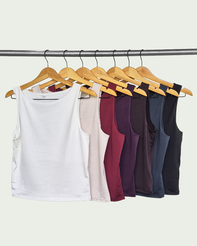 Musculosa Microfibra Cuello Bote