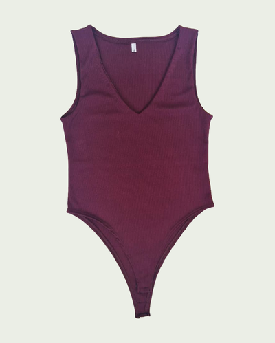 Body Morley Sin Mangas con Escote V