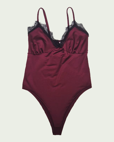 Body Bralette con Breteles y Encaje