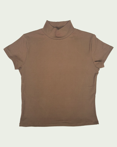 Top Modal Soft Media Polera Mangas Cortas