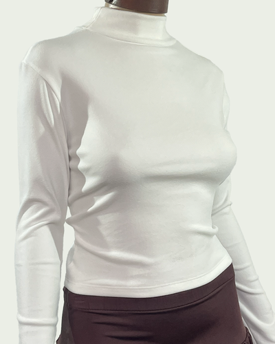 Top Mangas Largas Darlon Rib Media Polera