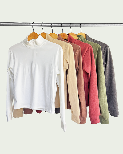 Top Mangas Largas Darlon Rib Media Polera