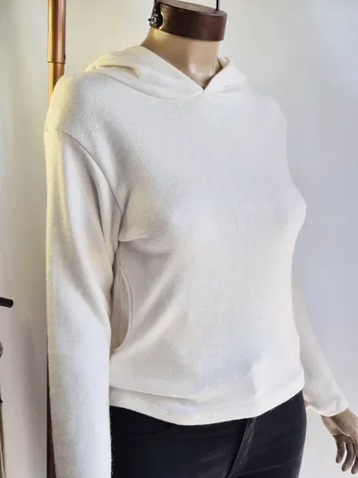 Buzo capucha lanilla angora