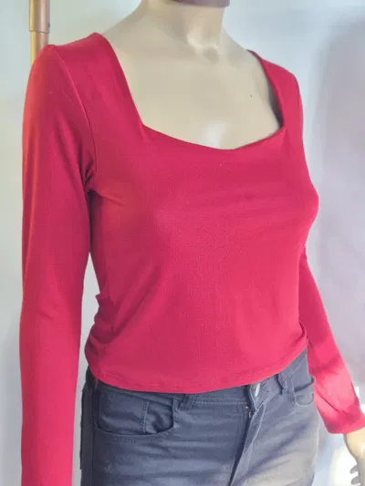 Top Modal Soft Escote Cuadrado Mangas Largas