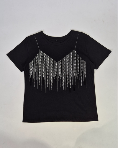 Top Algodón 019 Bikini Lluvia Brillo