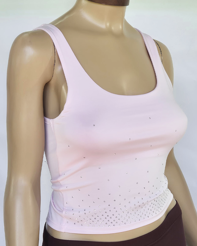 Musculosa Microfibra con Hotfix