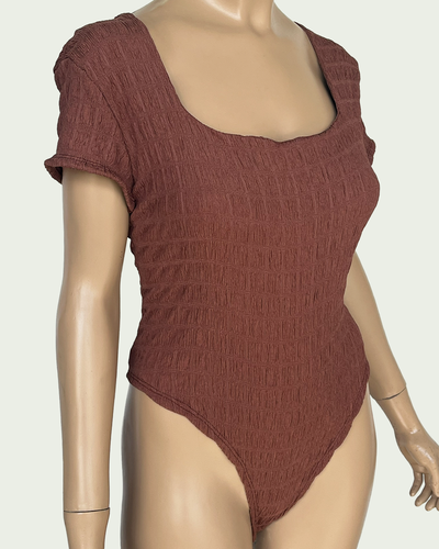 Body Hawaii Mangas Cortas y Escote Cuadrado
