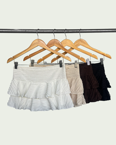 Pollera Pantalon Mini Ruffle Volados
